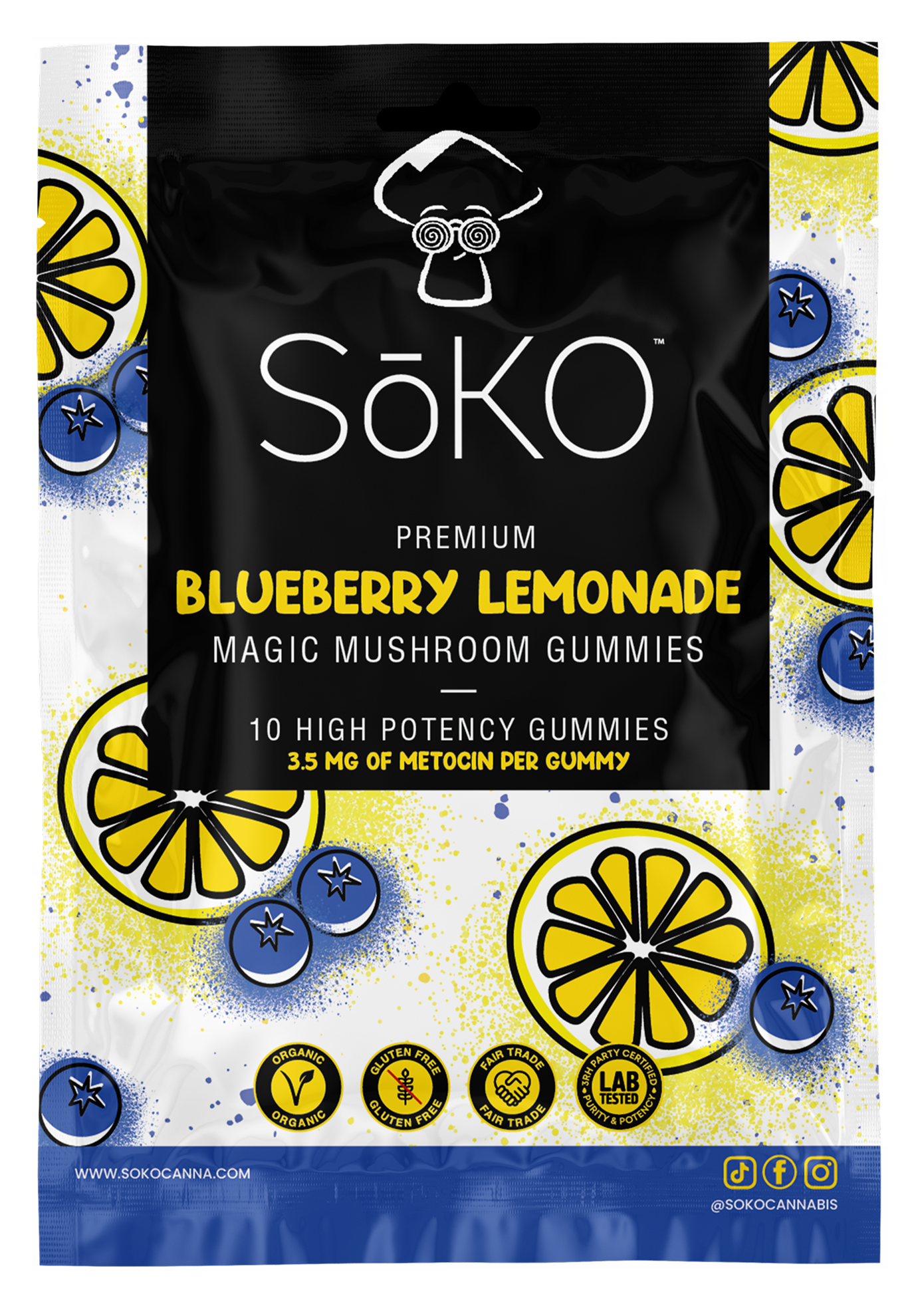 Blueberry Lemonade Magic Mushroom Gummies  SKO Shop