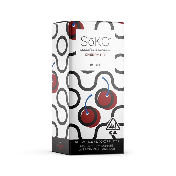 Cherry Pie Vape Cartridge - High Potency THC Vape | SoKo’s