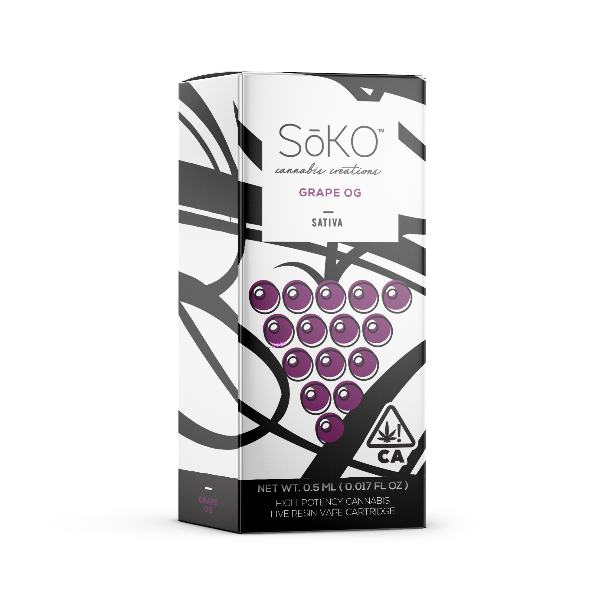 SoKo's THC Oil Vape - Grape OG Sativa | SoKo's – SōKO Shop