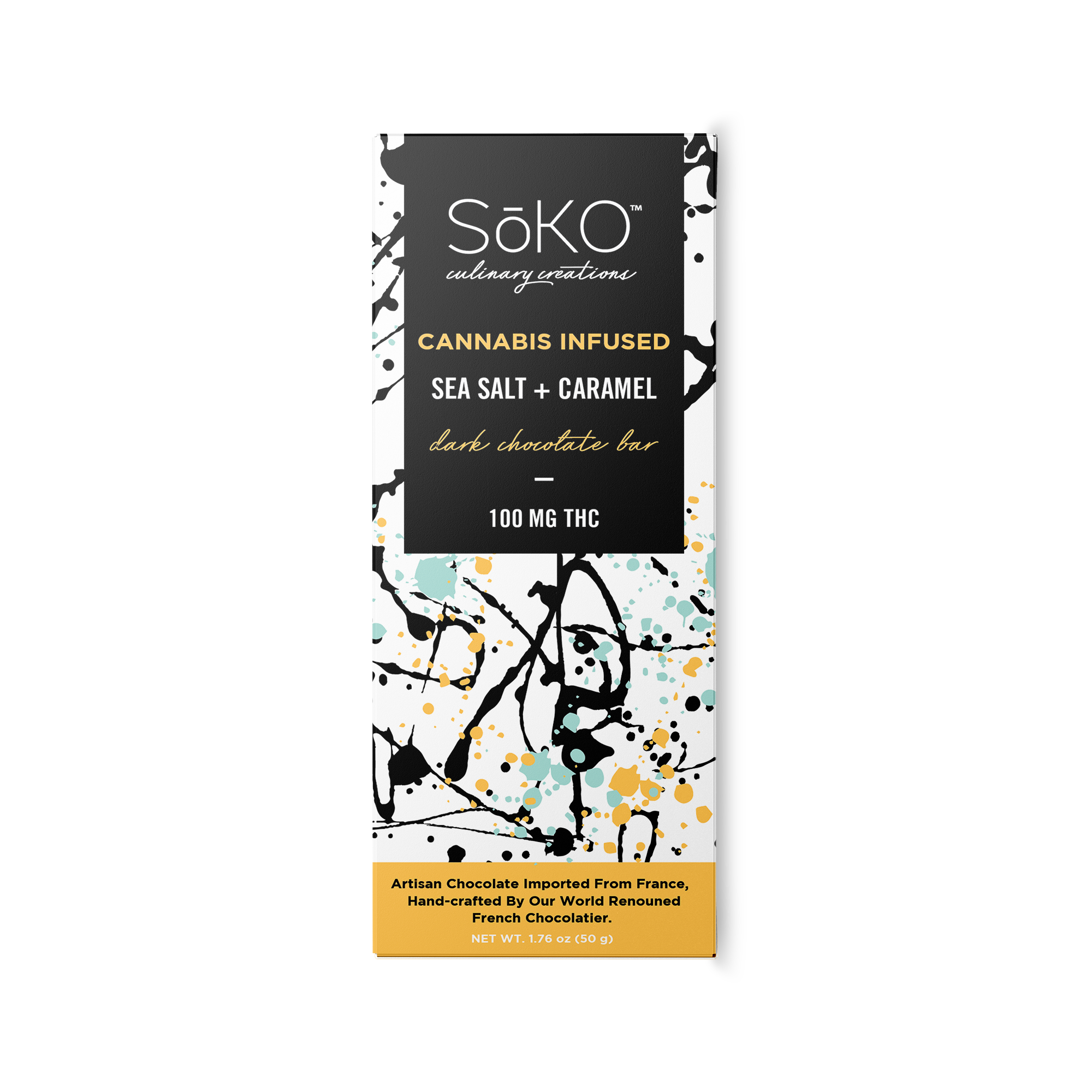 Delicious Chocolate from Delta 8 | Sea Salt & Caramel | SoKO Cannabis