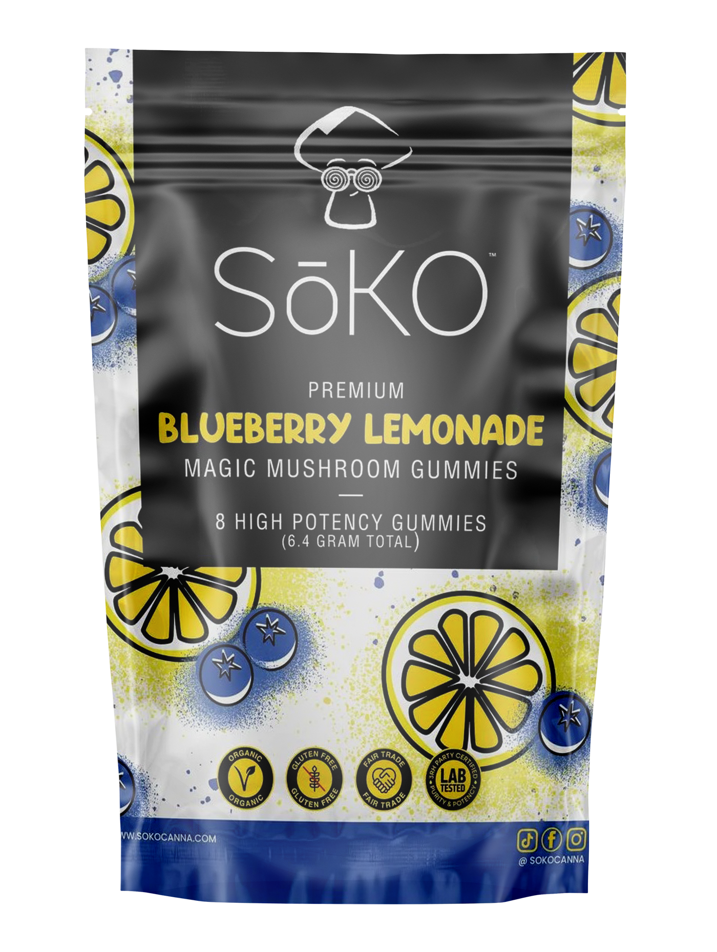 Blueberry Lemonade Magic Mushroom Gummies