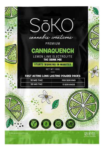 Cannaquench - Lemon Lime Electrolyte - The Drink Mix