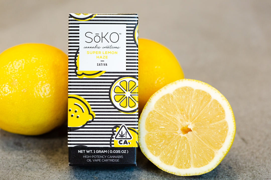 Super Lemon Haze THC Oil Vape Cartridg