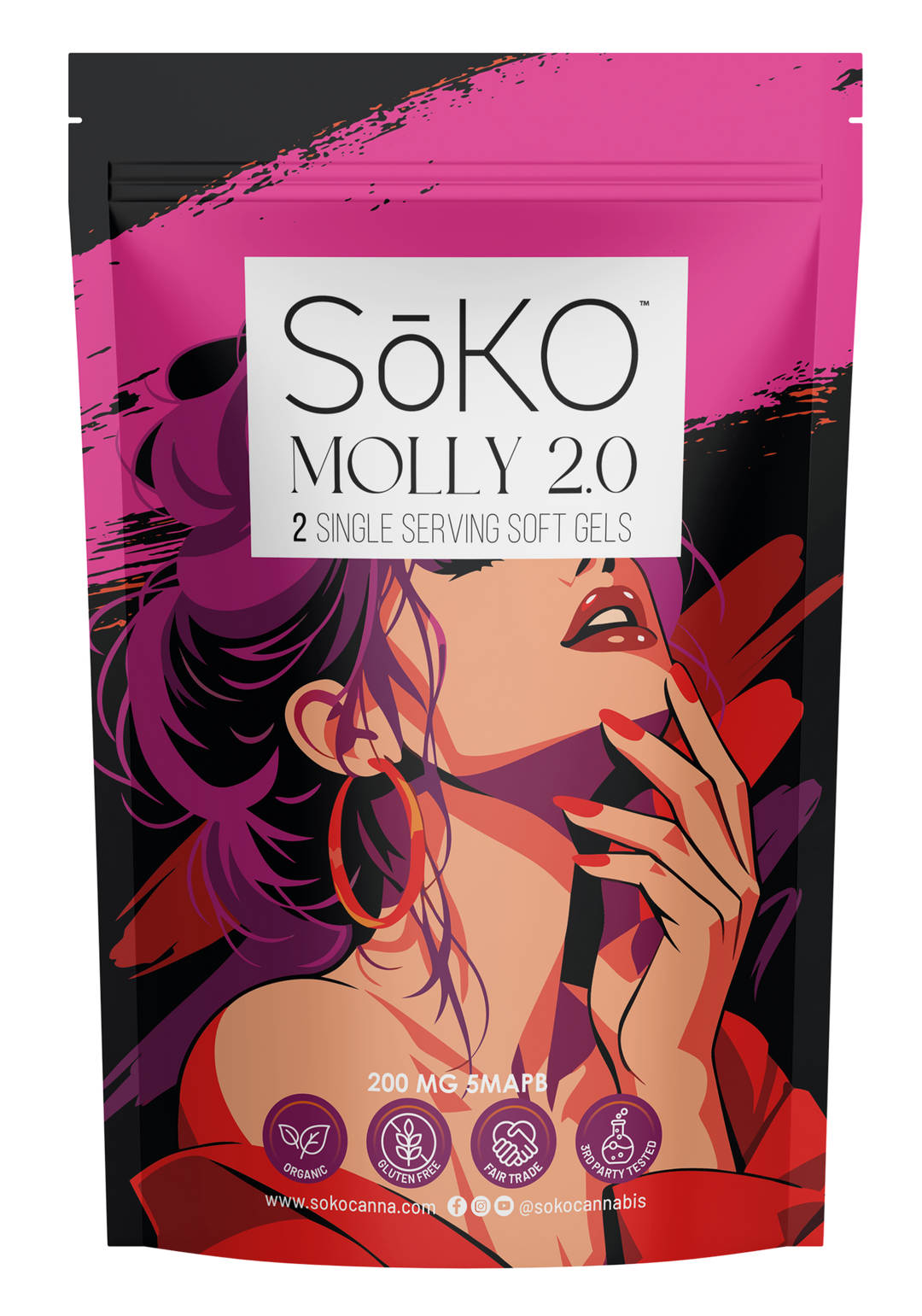 Molly 2.0™ Premium Gel Caps | 2 Vegan Soft Gels
