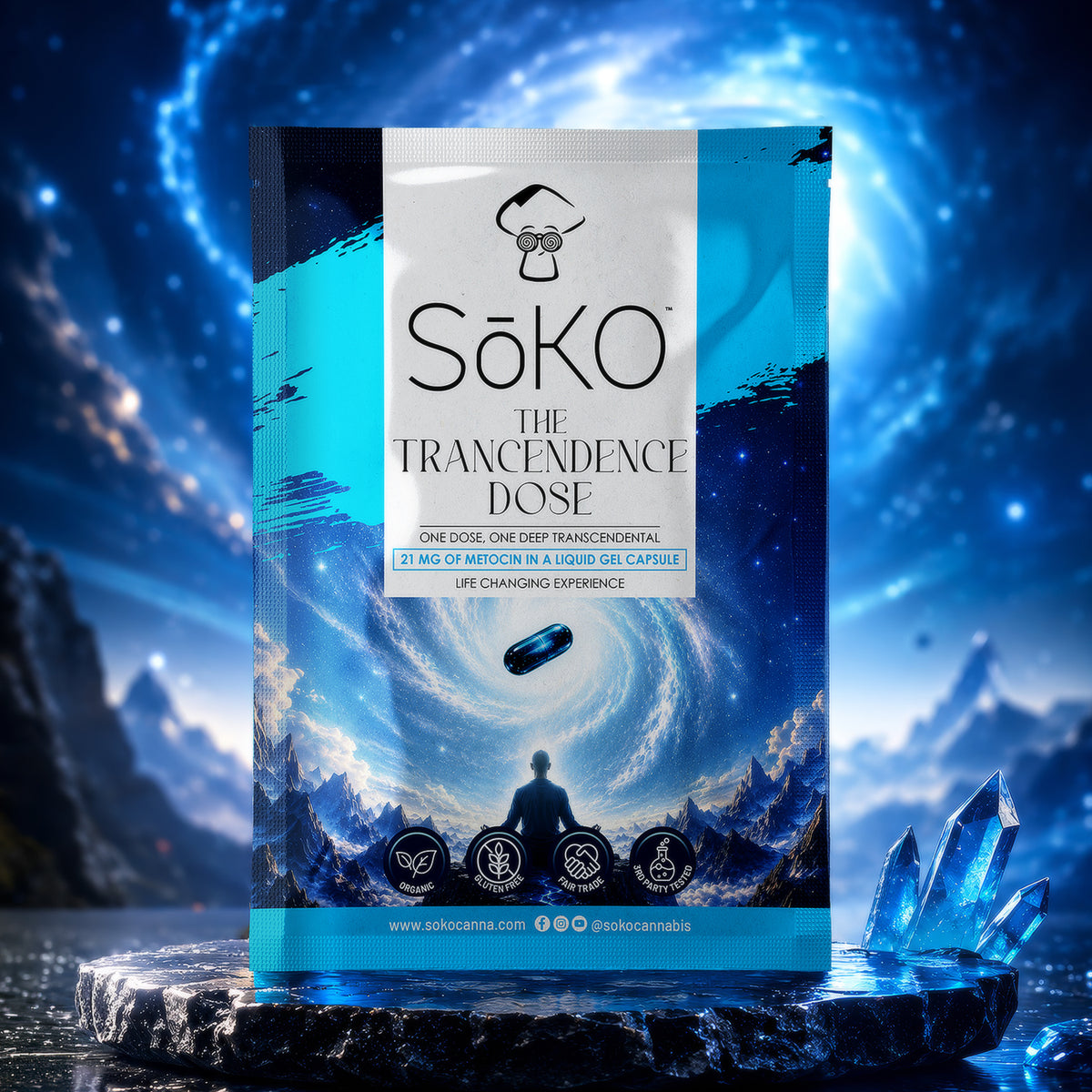 SŌKO Transcendence Dose | 21mg Metocin Liquid Gel Capsule – SōKO Shop