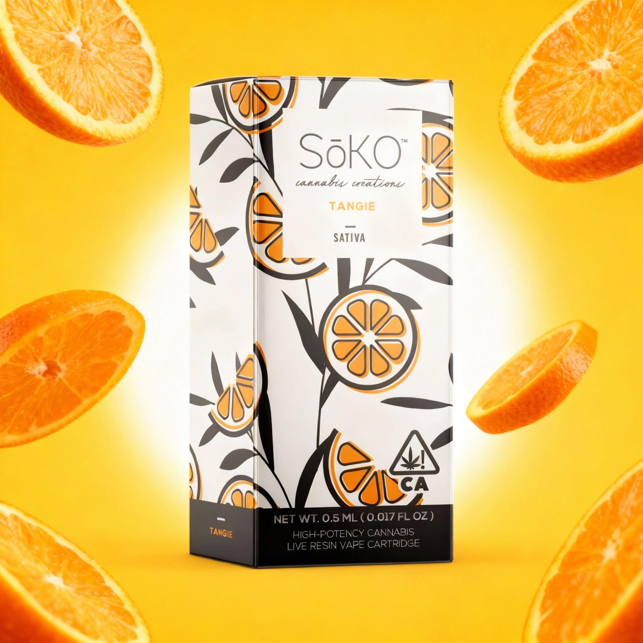 THC Oil Vape Cartridge - Tangie D9 | SoKO Canna – SōKO Shop