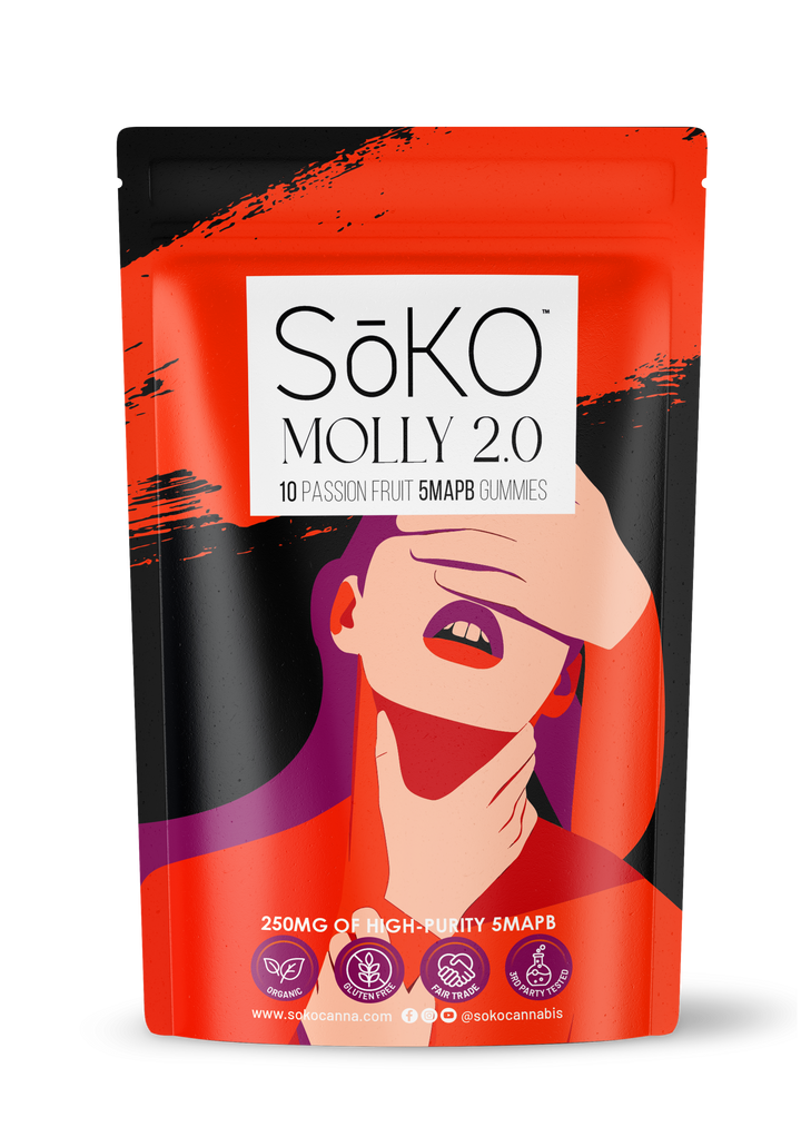 Molly 2.0 – The Cleanest Roll Yet (10 Passion Fruit 5MAPB Gummies)