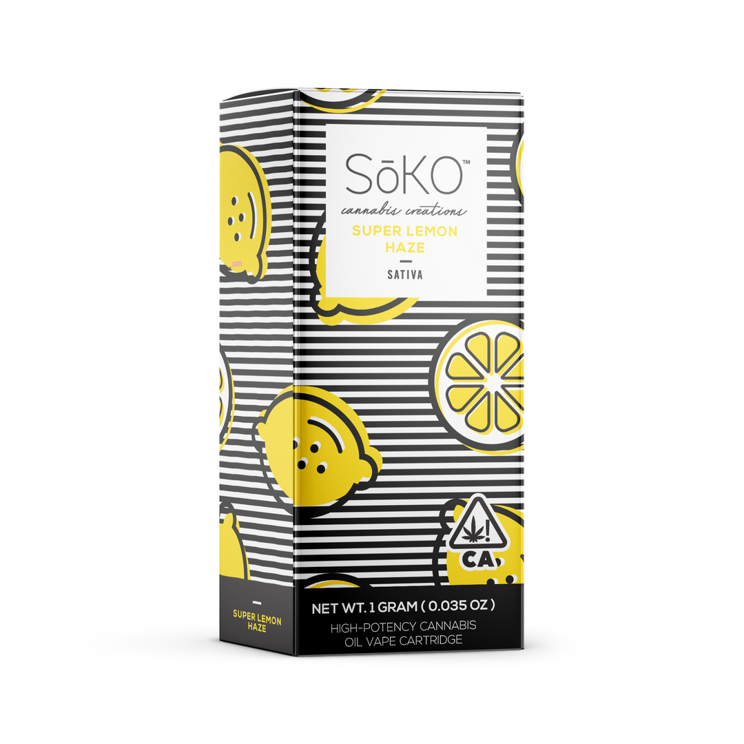Super Lemon Haze THC Oil Vape Cartridg