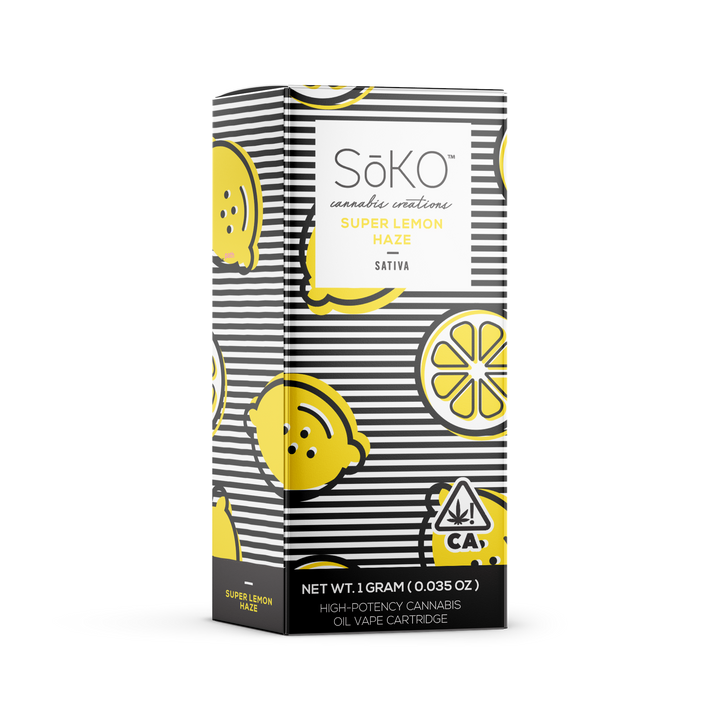 Super Lemon Haze THC Oil Vape Cartridg